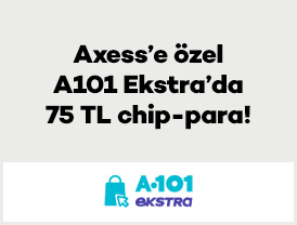 Axess’e özel A101 Ekstra’da 75 TL chip-para!