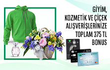 Toplam 375 TL Bonus!