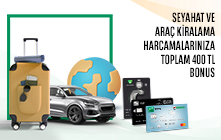 Toplam 400 TL Bonus!