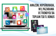 Toplam 750 TL Bonus!