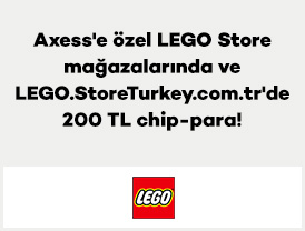 Axess’e özel LEGO Store mağazalarında ve LEGO.StoreTurkey.com.tr’de 200 TL chip-para!