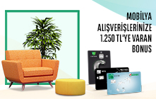 Toplam 1250 TL Bonus!