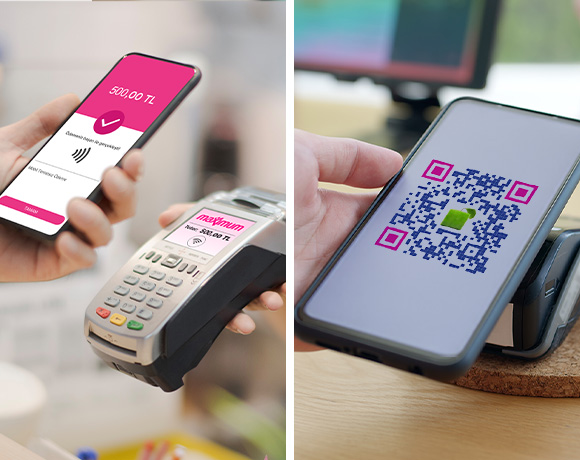 Mobil Temassız ve TR Karekod (QR) Ödemelerinize Toplam 250 TL MaxiPuan!