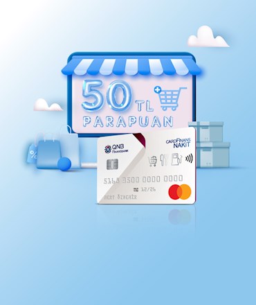 CardFinans Nakit'ten İnternet Harcamalarına 50 TL ParaPuan!