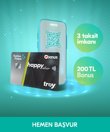 Happy Bonus Avantajlarını Bir de Troy ile Yaşayın 200 TL Bonus ve 3 Taksit Fırsatını Kaçırmayın!